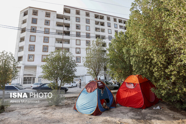 اهالی ساختمان "عدالت ۲" از ترس آوار، آواره شدهاند