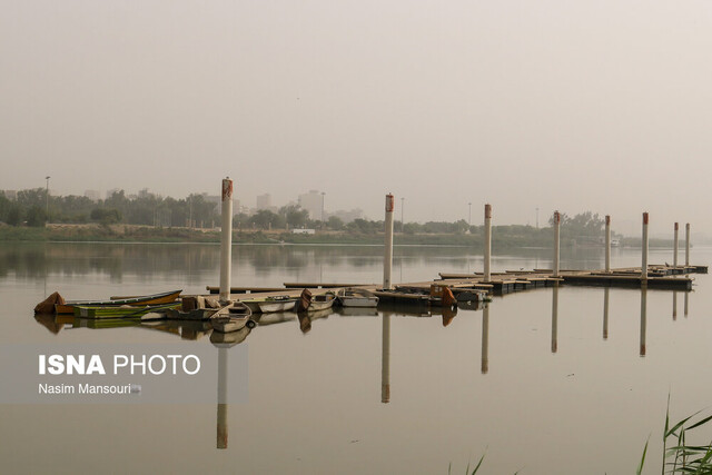 اهواز تداوم وزش باد و گرد و خاک محلی در خوزستان