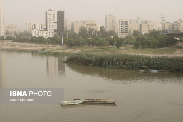اهواز هوای ۶ شهر خوزستان در وضعیت نارنجی
