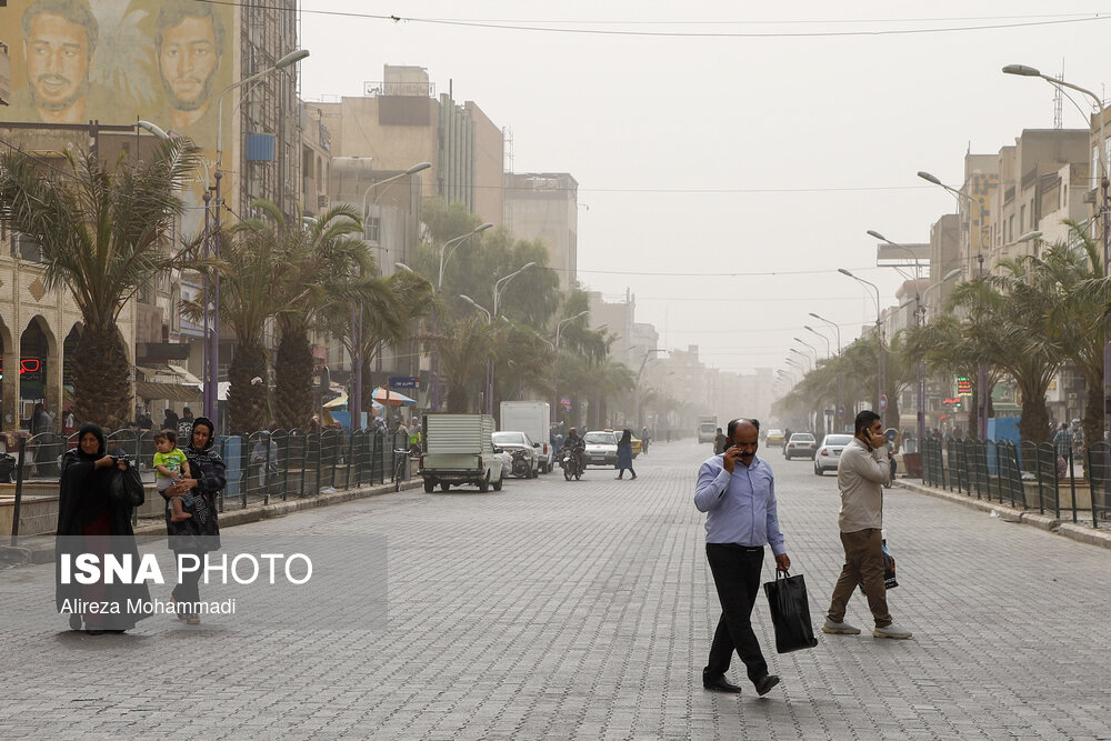 عکس / هوای خاکی، درد تکراری اهواز