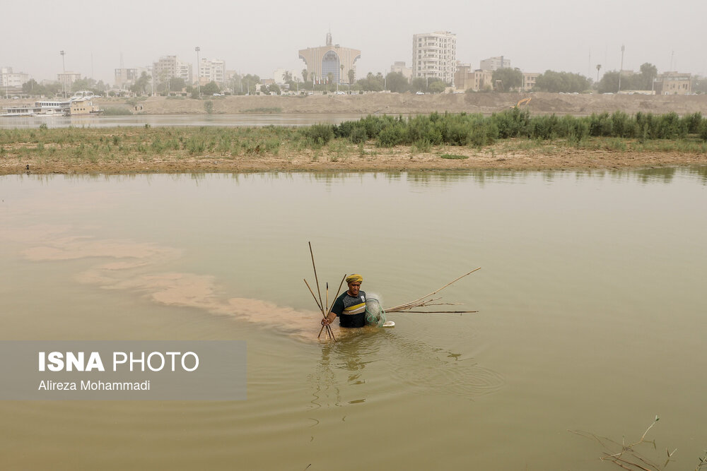 عکس / هوای خاکی، درد تکراری اهواز