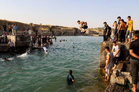 شنا در رودخانه «دز»