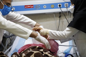 بیمارستان رازی اهواز در پیک هفتم کرونا