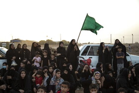 مراسم نمادین خاکسپاری شهدای کربلا - حمیدیه