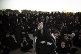 مراسم نمادین خاکسپاری شهدای کربلا - حمیدیه