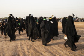 مراسم نمادین خاکسپاری شهدای کربلا - حمیدیه