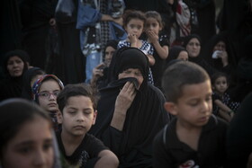 مراسم نمادین خاکسپاری شهدای کربلا - حمیدیه