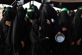 مراسم نمادین خاکسپاری شهدای کربلا - حمیدیه