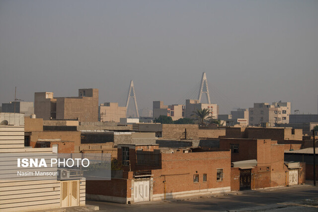 اهواز کیفیت هوای دو شهر خوزستان در وضعیت "ناسالم"