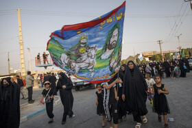 حرکت کاروان "مشایه الحسین" اهواز به سمت کربلا

