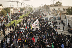 حرکت کاروان "مشایه الحسین" اهواز به سمت کربلا