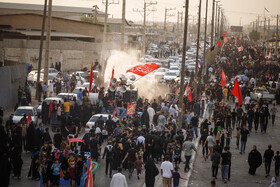 حرکت کاروان "مشایه الحسین" اهواز به سمت کربلا
