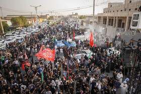 تأمین ایمنی کاروان "مشایه الحسین" توسط آتش‌نشانان اهوازی