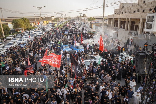 تأمین ایمنی کاروان "مشایه الحسین" توسط آتش‌نشانان اهوازی