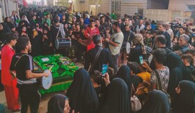 آغاز اجراهای تئاتر مقاومت در پیاده‌روی اربعین