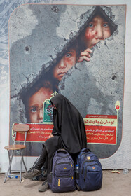 عبور زائران اربعین حسینی از مرز شلمچه