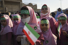 حضور دانش‌آموزان در راهپیمایی ۱۳ آبان، تیر خلاص به دشمن است