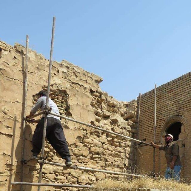 آغاز مرمت اضطراری خانه تاریخی چهارمحالی در شوشتر