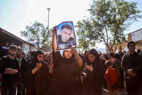 تشییع و خاکسپاری شهدای حادثه تروریستی ایذه