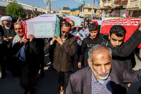 ورود پیکرهای پاک ۱۱۱ شهید دفاع مقدس به کشور
