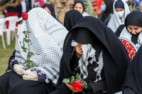 تشییع و تدفین یک شهید گمنام در شرکت ملی حفاری - اهواز
