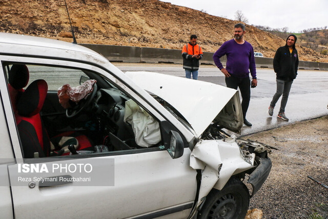 عکس: آرشیو تصادف در محور قزوین- آبیک جان ۴ نفر را گرفت