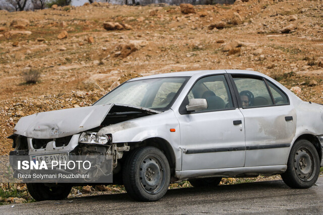 عکس: آرشیو واژگونی خودرو در آزادراه تهران قزوین یک کشته برجای گذاشت