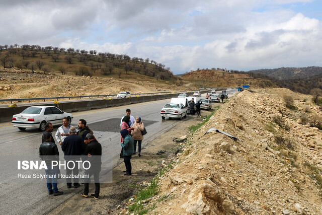 عکس: آرشیو علت تصادف زنجیرهای آزادراه قزوین- تهران چه بود؟