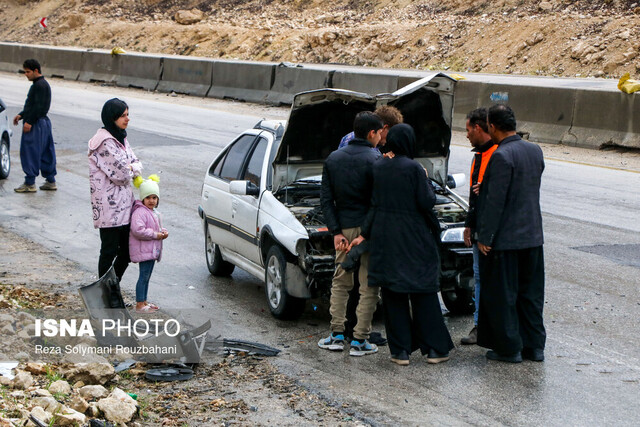 عکس: آرشیو ۱۰ مصدوم در ۲ حادثه رانندگی در قزوین