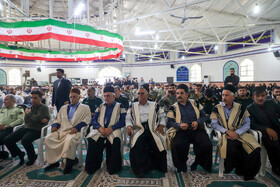 مراسم وداع با پیکر شهید مدافع امنیت در اهواز