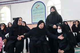 مراسم وداع با پیکر شهید مدافع امنیت در اهواز