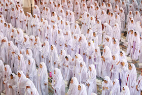 مراسم جشن فرشته‌ها در مسجد جامع خرمشهر