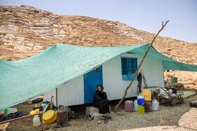 خانه‌های زیر آب حاشیه سد گتوند - روستای تلخاب تاجدین