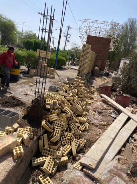 واکنش نماینده اهواز به تخریب خودسرانه بخشی از دیوار تالار آفتاب