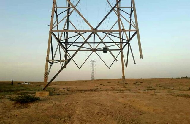 عکس تزئینی است. کشف ۱۰ تُن نبشی دکل برق سرقتی در هندیجان