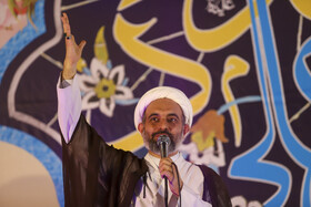 جشن عید غدیر در حرم علی‌بن مهزیار اهوازی