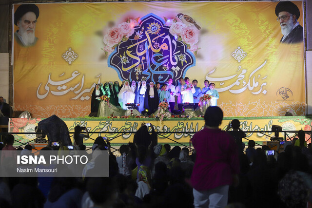 جشن غدیر پدر معنوی ۱۵۰ کودک یتیم گنبدی