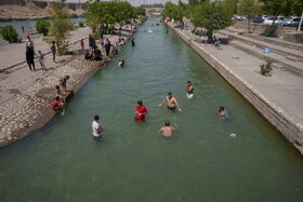 شنا در رودخانه «دز»