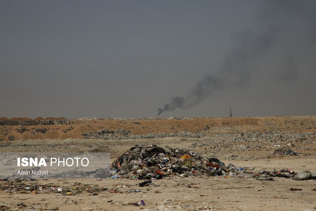 تخلیه زباله در اطراف اهواز استنکاف زیستمحیطی ۴ شهرداری خوزستان به مقام قضایی گزارش میشود