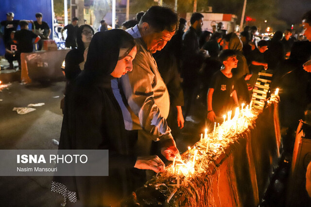 اشک و اندوه خوزستانیها در شام غریبان امام حسین(ع)