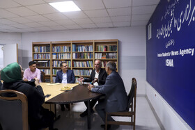 بازدید مسعود بیات منش مدیرکل راه و شهرسازی خوزستان از ایسنا به مناسبت روز خبرنگار