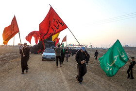 حرکت کاروان "مشایه الحسین" از بندر امام خمینی (ره) به سمت کربلا