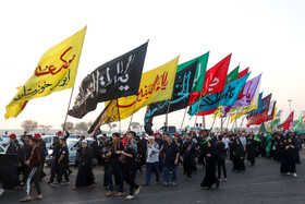 حرکت کاروان "مشایه الحسین" از بندر امام خمینی (ره) به سمت کربلا