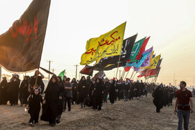 حرکت کاروان "مشایه الحسین" از بندر امام خمینی (ره) به سمت کربلا