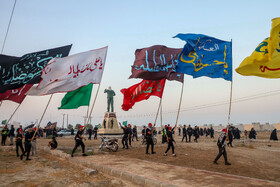 حرکت کاروان "مشایه الحسین" از بندر امام خمینی (ره) به سمت کربلا