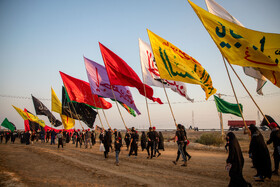 حرکت کاروان "مشایه الحسین" از بندر امام خمینی (ره) به سمت کربلا