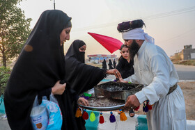 حرکت کاروان "مشایه الحسین" اهواز به سمت کربلا