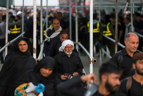 خروج زائران اربعین حسینی از پایانه مرزی چذابه