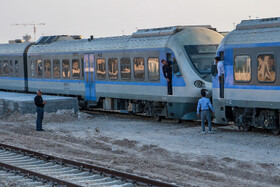 انتقال زائران اربعین حسینی از خرمشهر به شلمچه با قطار