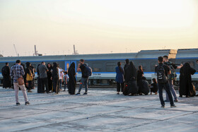 انتقال زائران اربعین حسینی از خرمشهر به شلمچه با قطار